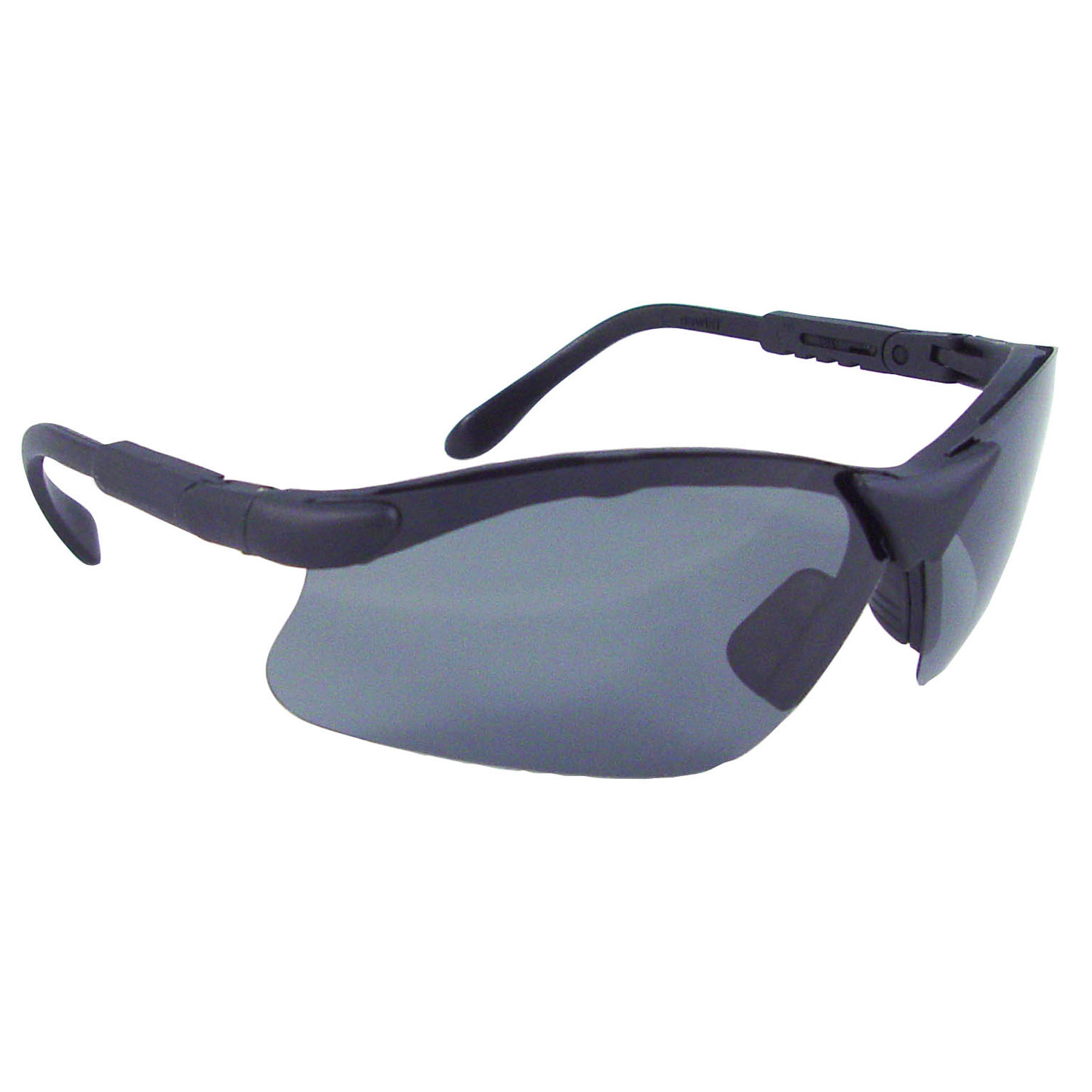 Revelation™ Safety Eyewear - Black Frame - Polarized Smoke Lens - Tinted Lens